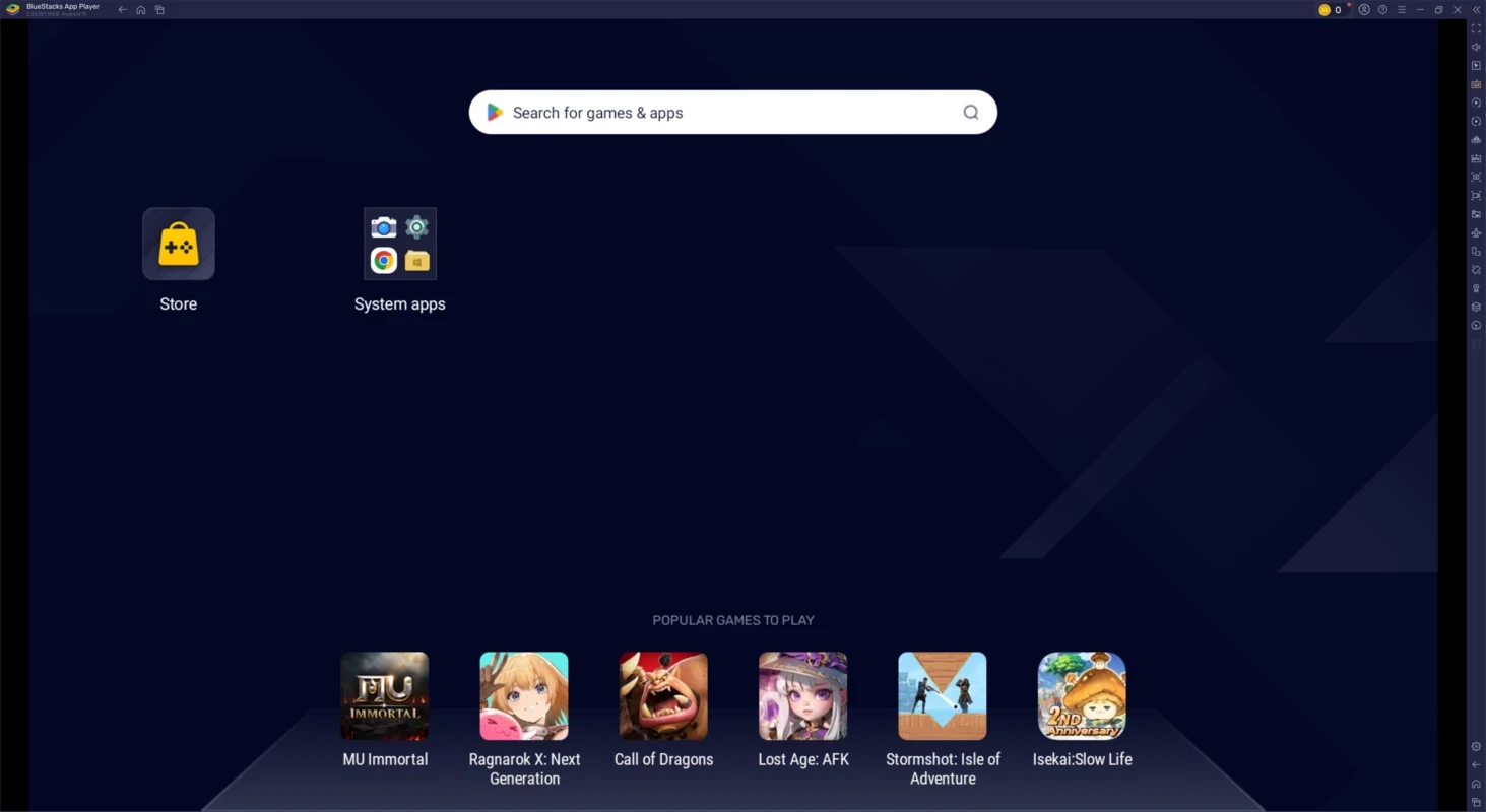 BlueStacks — στιγμιότυπο οθόνης 6