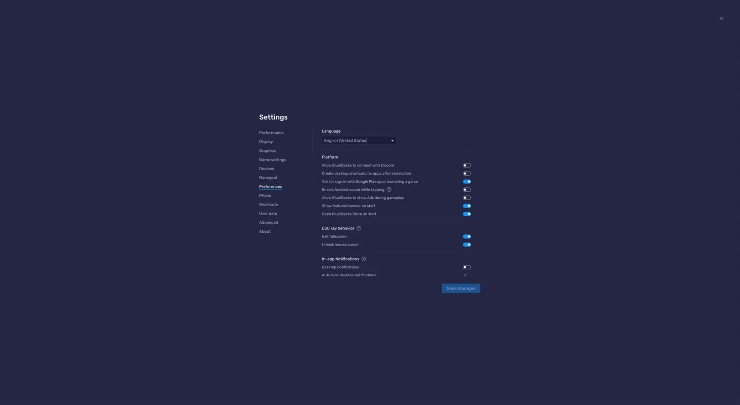 BlueStacks — στιγμιότυπο οθόνης 7